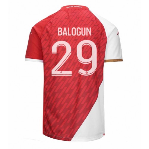 Fotbalové Dres AS Monaco Folarin Balogun #29 Domácí 2023-24 Krátký Rukáv